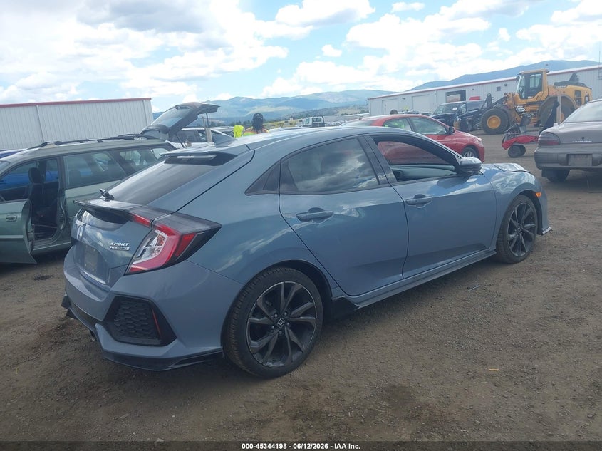 2019 Honda Civic VIN SHHFK7H98KU423573 IAAI salvage auction — LEFT SIDE, Bill Of Sale (Washington), sold $7,700 on 2026-07-14 (photo 4)