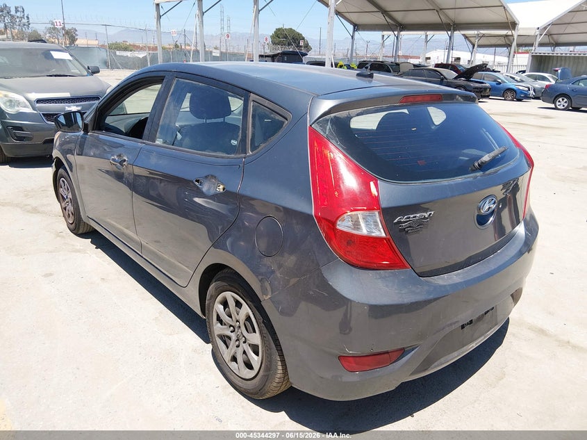 2013 Hyundai Accent VIN KMHCT5AE8DU066060 IAAI salvage auction — RIGHT SIDE, Clear (Tennessee), sold $25 on 2026-07-22 (photo 3)