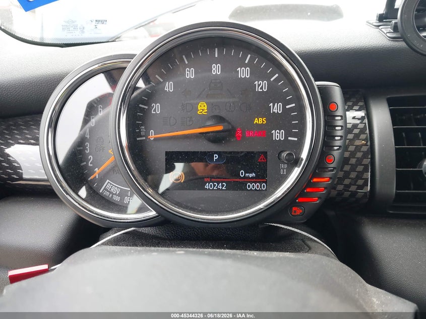2015 Mini Cooper VIN WMWXP7C58F2A33528 IAAI salvage auction — FRONT & REAR, Original (Texas), sold $4,300 on 2026-08-11 (photo 7)