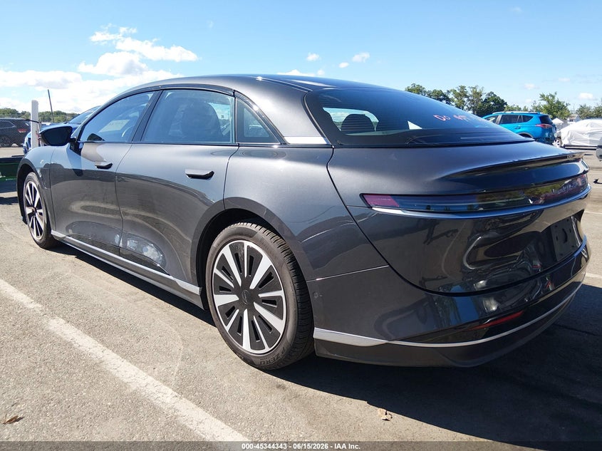 2023 Lucid Air VIN 50EA1PFA2PA009115 IAAI salvage auction — RIGHT FRONT, Salvage (New Jersey), sold $12,800 on 2026-08-02 (photo 3)