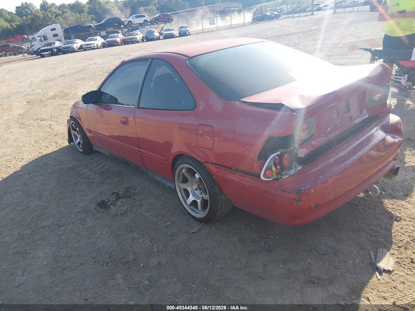 1999 Honda Civic VIN 1HGEJ8142XL038150 IAAI salvage auction — REAR END, Salvage (Tennessee), sold $50 on 2026-07-08 (photo 3)