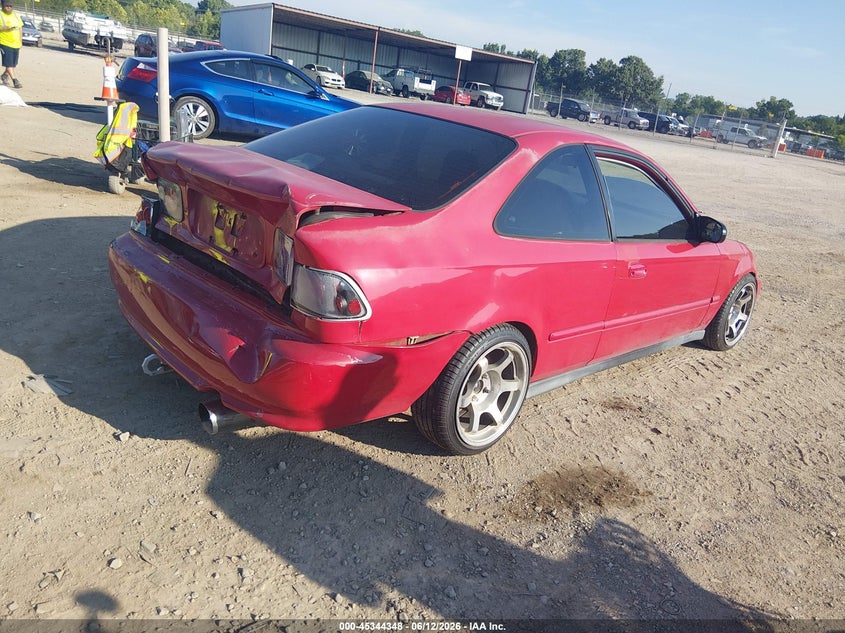 1999 Honda Civic VIN 1HGEJ8142XL038150 IAAI salvage auction — REAR END, Salvage (Tennessee), sold $50 on 2026-07-08 (photo 4)