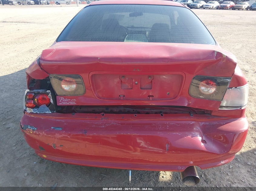 1999 Honda Civic VIN 1HGEJ8142XL038150 IAAI salvage auction — REAR END, Salvage (Tennessee), sold $50 on 2026-07-08 (photo 6)