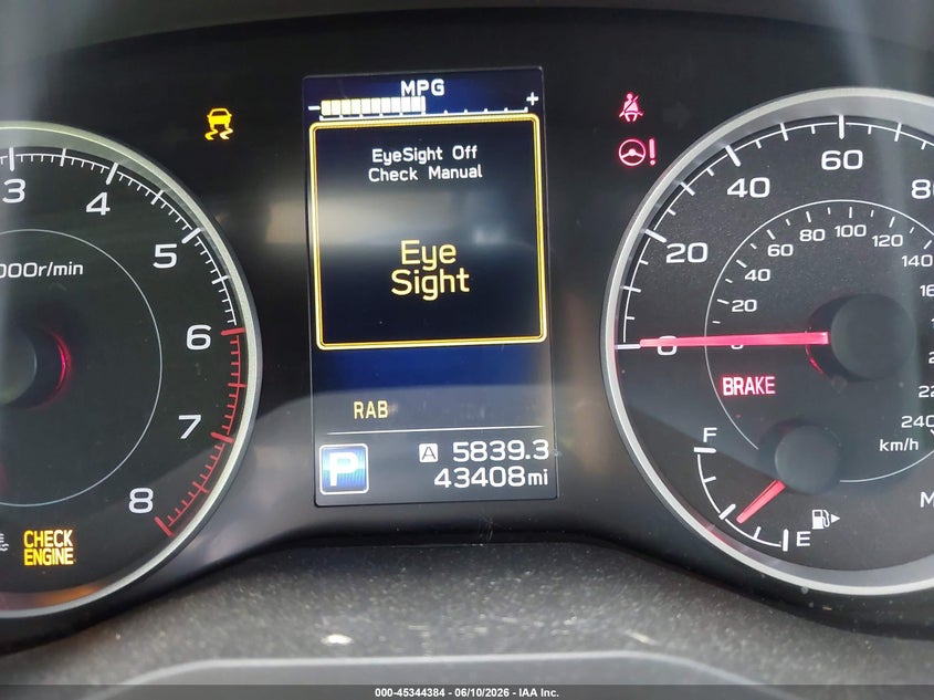 2020 Subaru Ascent VIN 4S4WMACD7L3425300 IAAI salvage auction — ELECTRICAL, Salvage Title, sold $8,200 on 2026-07-21 (photo 7)