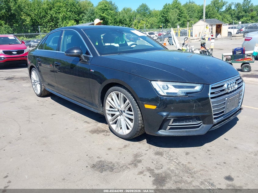 2017 Audi A4 VIN WAUPNAF43HN063816 IAAI salvage auction — NORMAL WEAR, Clear (Connecticut), sold $5,250 on 2026-07-09 (photo 1)
