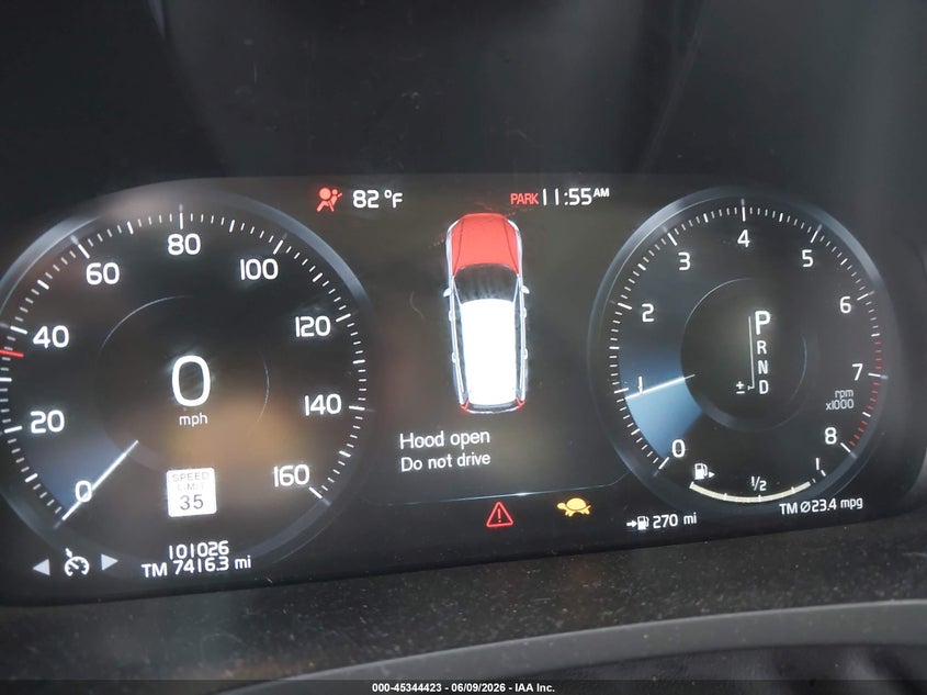 2020 Volvo V60 cross country VIN YV4102WK1L1036980 IAAI salvage auction — REAR END, Salvage (North Carolina), sold $1,500 on 2026-07-30 (photo 7)