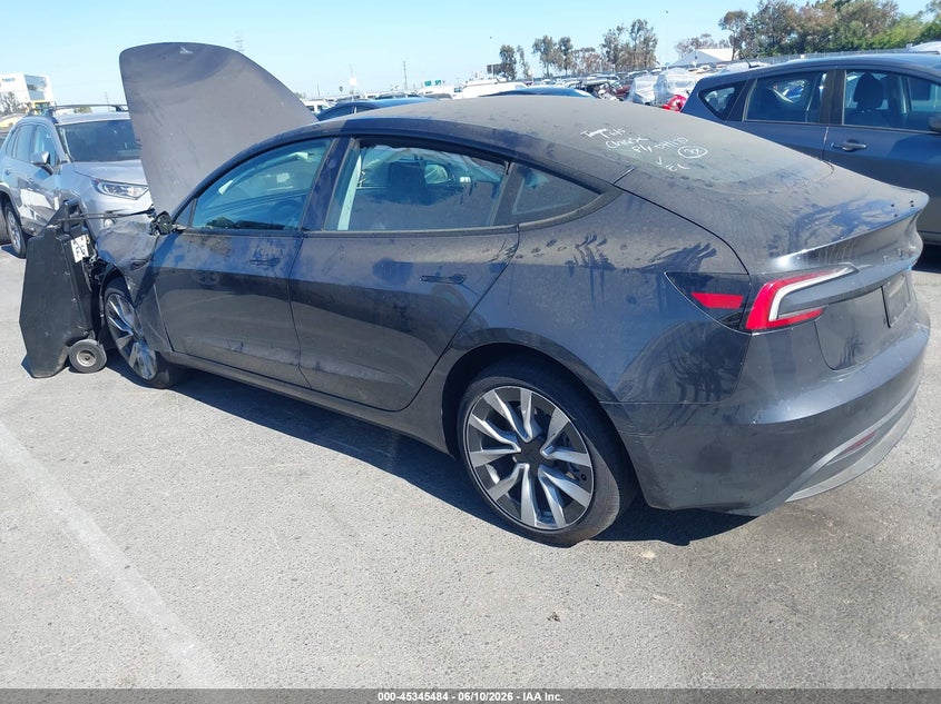 2025 Tesla Model 3 VIN 5YJ3E1EA5SF041170 IAAI salvage auction — LEFT FRONT, Salvage Title, sold $18,150 on 2026-07-16 (photo 3)