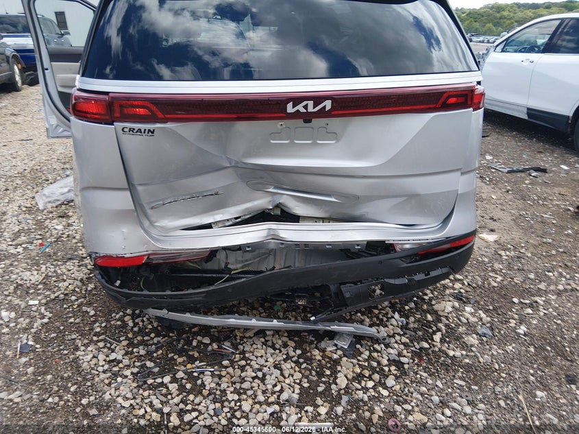 2022 Kia Carnival VIN KNDNB4H31N6126524 IAAI salvage auction — REAR END, Salvage (Arkansas), sold $7,800 on 2026-07-16 (photo 6)