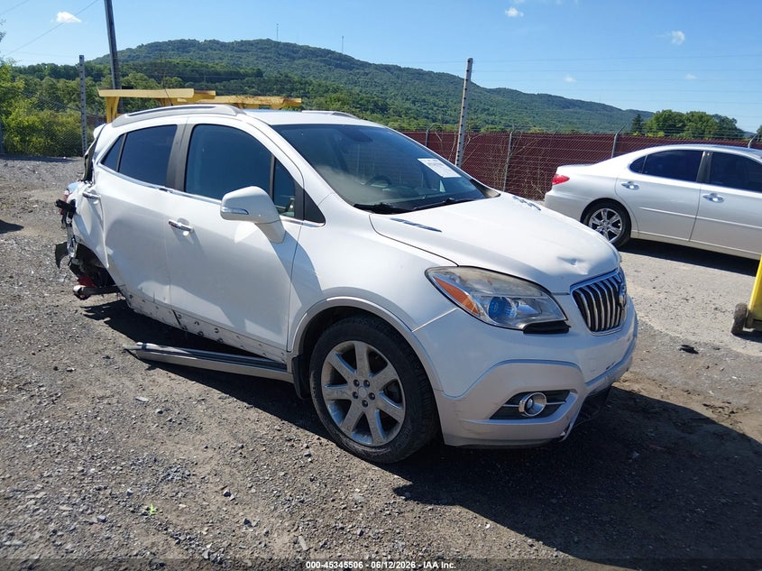 2014 Buick Encore VIN KL4CJFSB1EB736737 IAAI salvage auction — SIDE, Salvage (Pennsylvania), sold $350 on 2026-07-10 (photo 1)