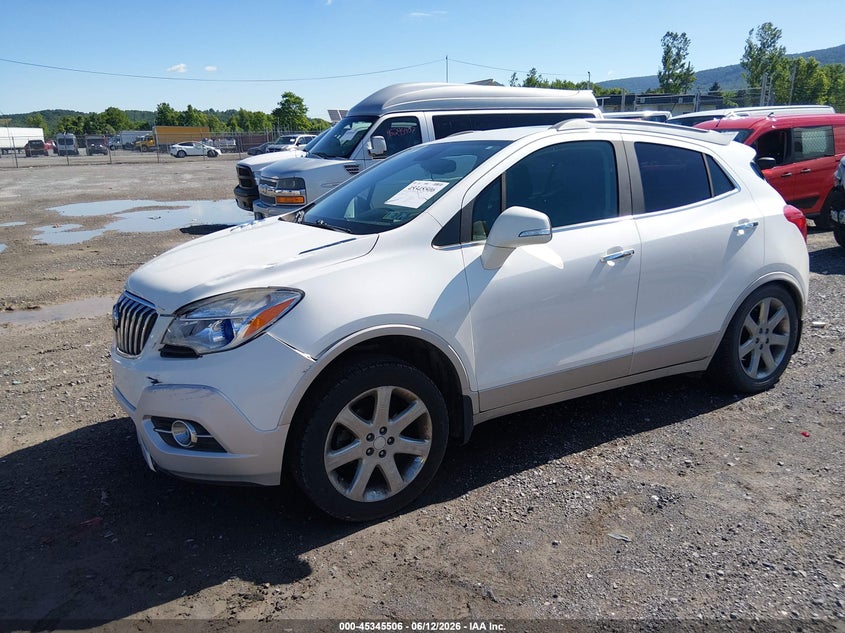 2014 Buick Encore VIN KL4CJFSB1EB736737 IAAI salvage auction — SIDE, Salvage (Pennsylvania), sold $350 on 2026-07-10 (photo 2)