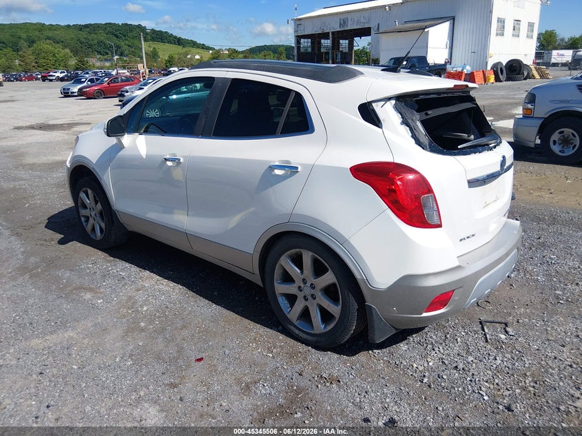 2014 Buick Encore VIN KL4CJFSB1EB736737 IAAI salvage auction — SIDE, Salvage (Pennsylvania), sold $350 on 2026-07-10 (photo 3)