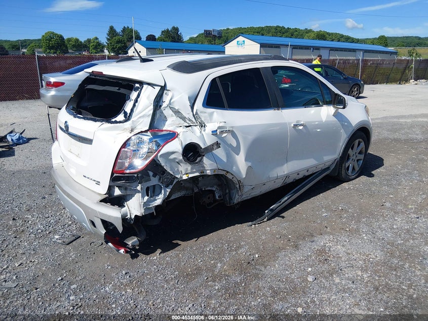 2014 Buick Encore VIN KL4CJFSB1EB736737 IAAI salvage auction — SIDE, Salvage (Pennsylvania), sold $350 on 2026-07-10 (photo 4)