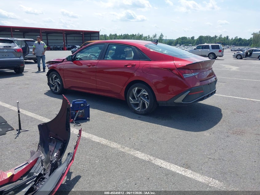 2025 Hyundai Elantra VIN KMHLM4DJ4SU135419 IAAI salvage auction — FRONT END, Wait Title, sold $5,100 on 2026-08-02 (photo 3)