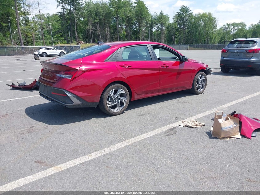 2025 Hyundai Elantra VIN KMHLM4DJ4SU135419 IAAI salvage auction — FRONT END, Wait Title, sold $5,100 on 2026-08-02 (photo 4)