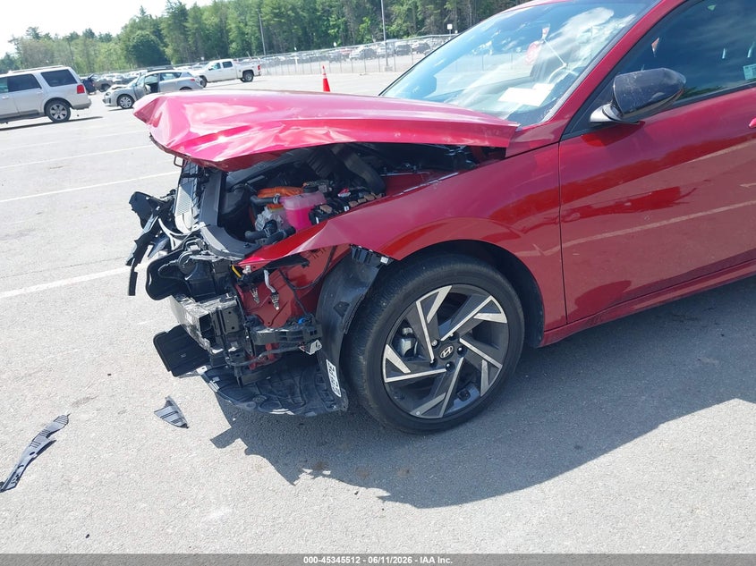 2025 Hyundai Elantra VIN KMHLM4DJ4SU135419 IAAI salvage auction — FRONT END, Wait Title, sold $5,100 on 2026-08-02 (photo 6)