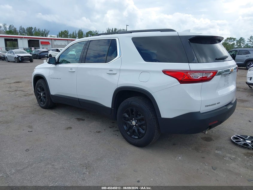 2021 Chevrolet Traverse VIN 1GNEVGKW3MJ125017 IAAI salvage auction — RIGHT FRONT, Rebuildable (Florida), sold $8,000 on 2026-07-27 (photo 3)