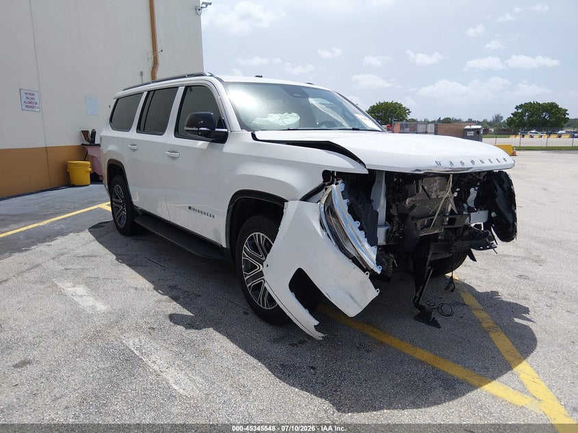 2025 Jeep Wagoneer VIN 1C4SJSBP4SS523556 IAAI salvage auction — FRONT END, Clear (Florida), sold $19,800 on 2026-07-16 (photo 1)