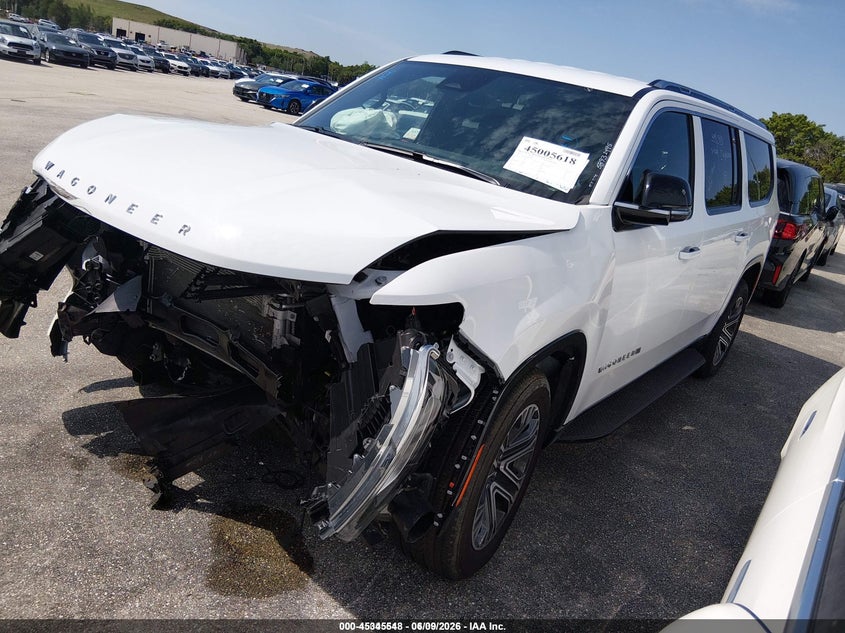 2025 Jeep Wagoneer VIN 1C4SJSBP4SS523556 IAAI salvage auction — FRONT END, Clear (Florida), sold $19,800 on 2026-07-09 (photo 2)