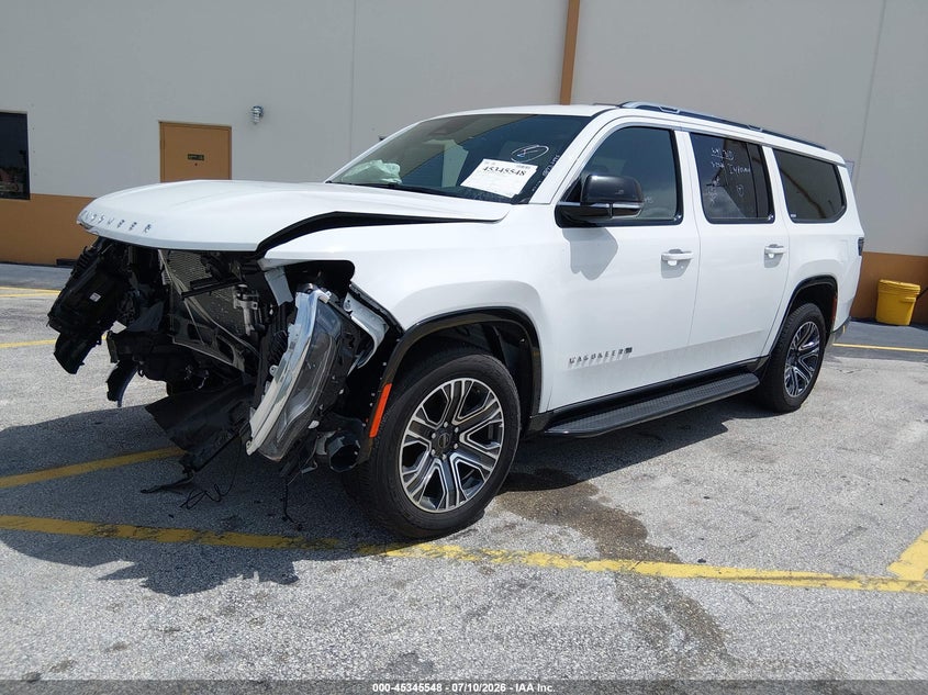 2025 Jeep Wagoneer VIN 1C4SJSBP4SS523556 IAAI salvage auction — FRONT END, Clear (Florida), sold $19,800 on 2026-07-16 (photo 2)