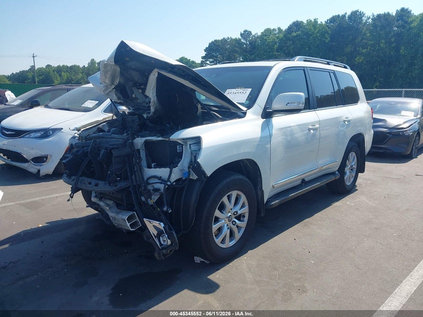 2019 Toyota Land cruiser VIN JTMCY7AJ2K4075798 IAAI salvage auction — FRONT END, Salvage (North Carolina), sold $25,750 on 2026-07-13 (photo 2)