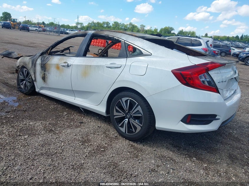 2018 Honda Civic VIN JHMFC1F30JX022323 IAAI salvage auction — TOTAL BURN, Junk (Illinois), sold $150 on 2026-07-22 (photo 3)