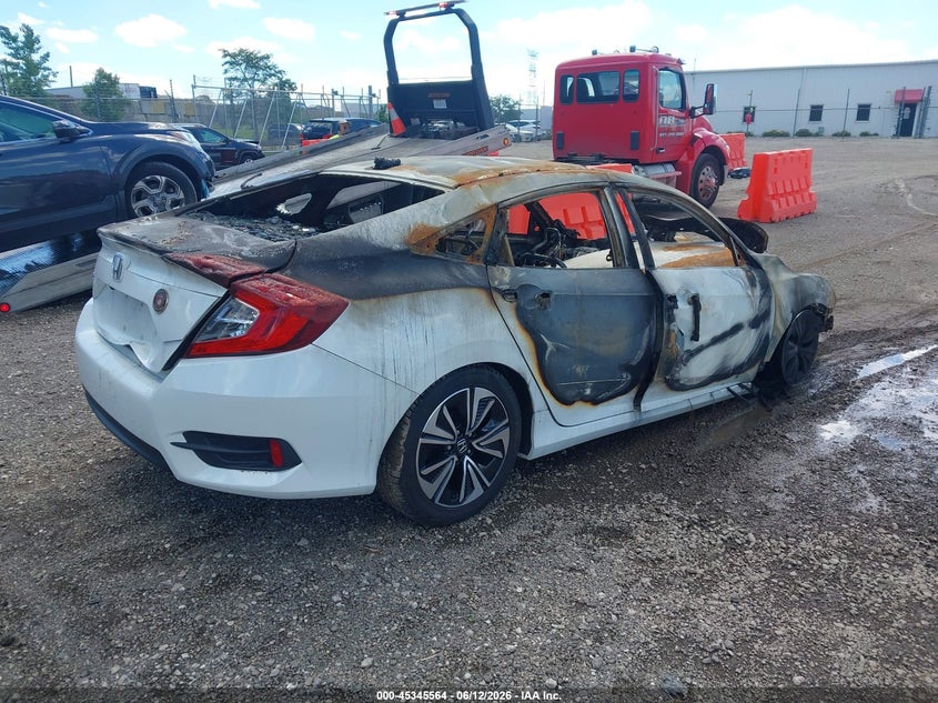 2018 Honda Civic VIN JHMFC1F30JX022323 IAAI salvage auction — TOTAL BURN, Junk (Illinois), sold $150 on 2026-07-22 (photo 4)