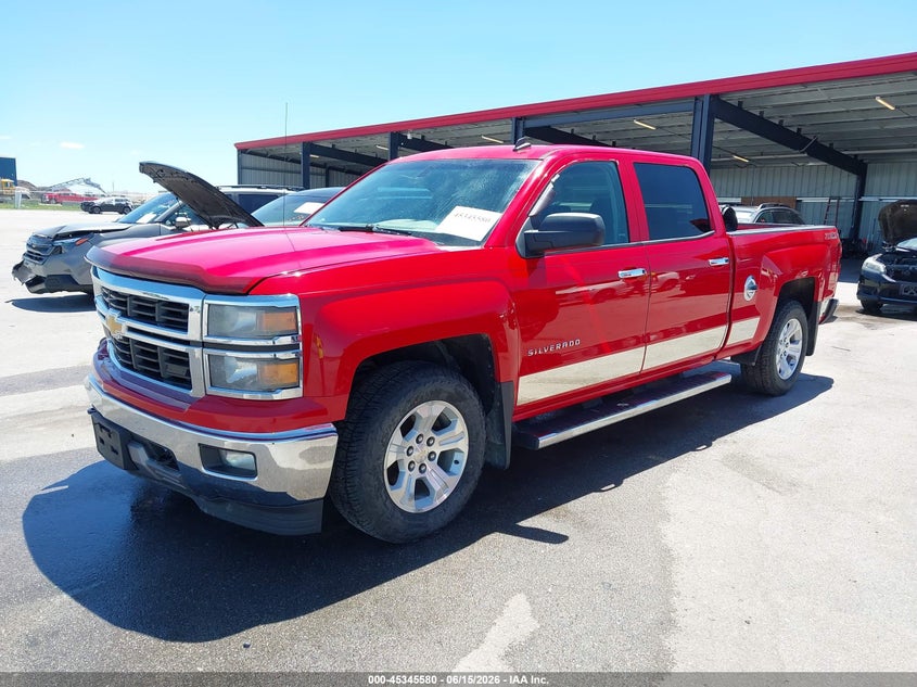 2014 Chevrolet Silverado VIN 3GCUKREC0EG120550 IAAI salvage auction — RIGHT FRONT, Salvage (Iowa), sold $3,550 on 2026-07-06 (photo 2)