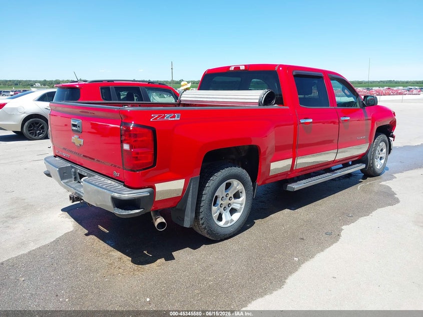 2014 Chevrolet Silverado VIN 3GCUKREC0EG120550 IAAI salvage auction — RIGHT FRONT, Salvage (Iowa), sold $3,550 on 2026-07-06 (photo 4)