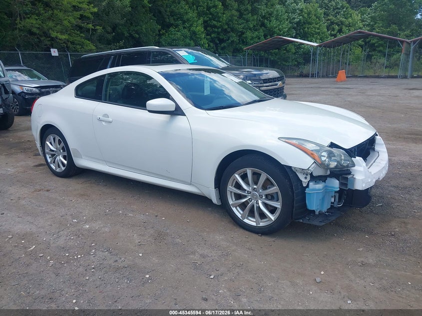 2012 Infiniti VIN JN1CV6EL0CM471960 IAAI salvage auction — LEFT FRONT, Salvage - 75% Or Less (Maryland), sold $1,650 on 2026-07-30 (photo 1)