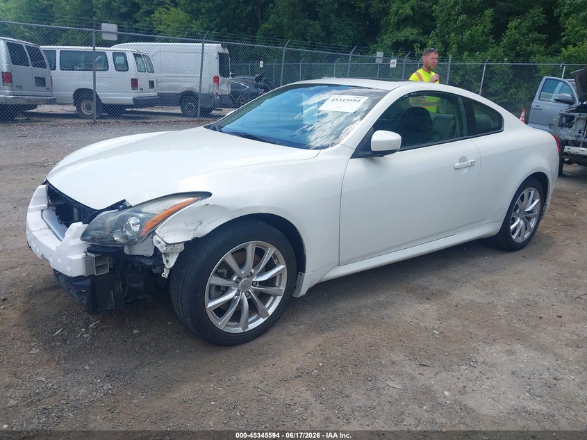 2012 Infiniti VIN JN1CV6EL0CM471960 IAAI salvage auction — LEFT FRONT, Salvage - 75% Or Less (Maryland), sold $1,650 on 2026-07-30 (photo 2)