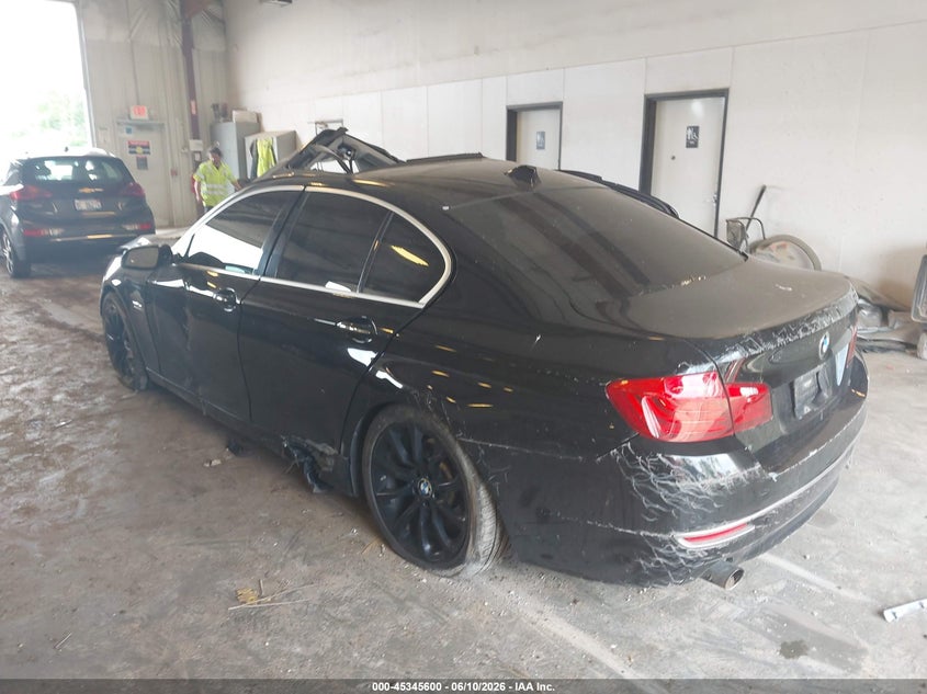 2014 BMW 5er VIN WBA5B3C5XED536721 IAAI salvage auction — ALL OVER, Clear (Michigan), sold $850 on 2026-07-14 (photo 3)