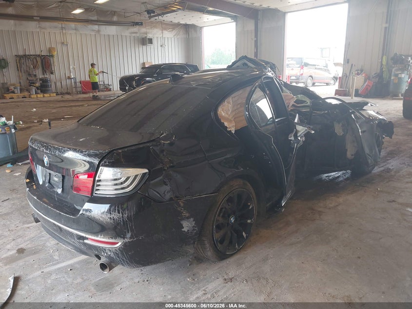 2014 BMW 5er VIN WBA5B3C5XED536721 IAAI salvage auction — ALL OVER, Clear (Michigan), sold $850 on 2026-07-14 (photo 4)