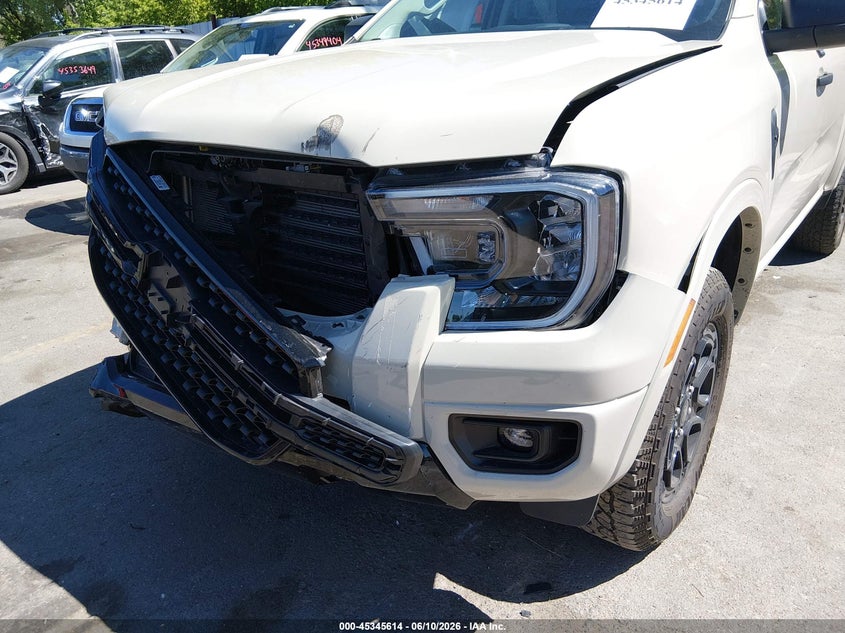 2025 Ford Ranger VIN 1FTER4HP7SLE17458 IAAI salvage auction — FRONT END, Salvage Title, sold $17,400 on 2026-08-20 (photo 6)