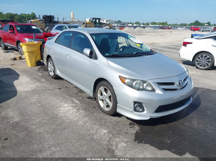 2013 Toyota Corolla VIN 5YFBU4EE1DP212393 IAAI salvage auction — LEFT SIDE, Salvage (Missouri), sold $1,850 on 2026-07-28 (photo 1)