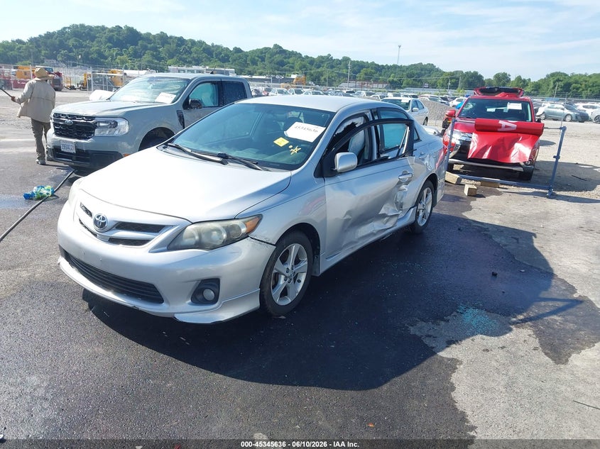2013 Toyota Corolla VIN 5YFBU4EE1DP212393 IAAI salvage auction — LEFT SIDE, Salvage (Missouri), sold $1,850 on 2026-07-28 (photo 2)