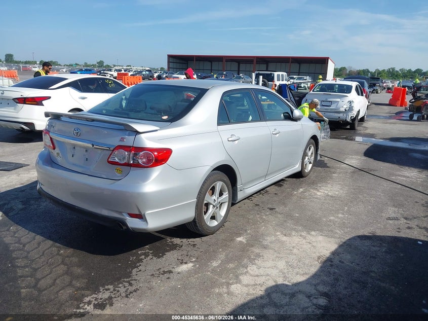 2013 Toyota Corolla VIN 5YFBU4EE1DP212393 IAAI salvage auction — LEFT SIDE, Salvage (Missouri), sold $1,850 on 2026-07-28 (photo 4)