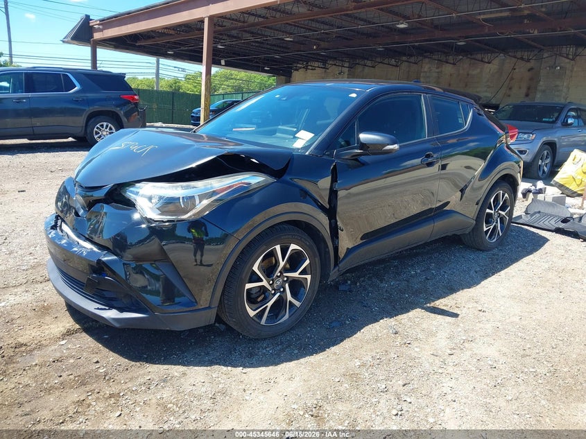 2019 Toyota C-hr VIN JTNKHMBX4K1049214 IAAI salvage auction — FRONT END, Mv-907A (New York), sold $4,975 on 2026-07-07 (photo 2)
