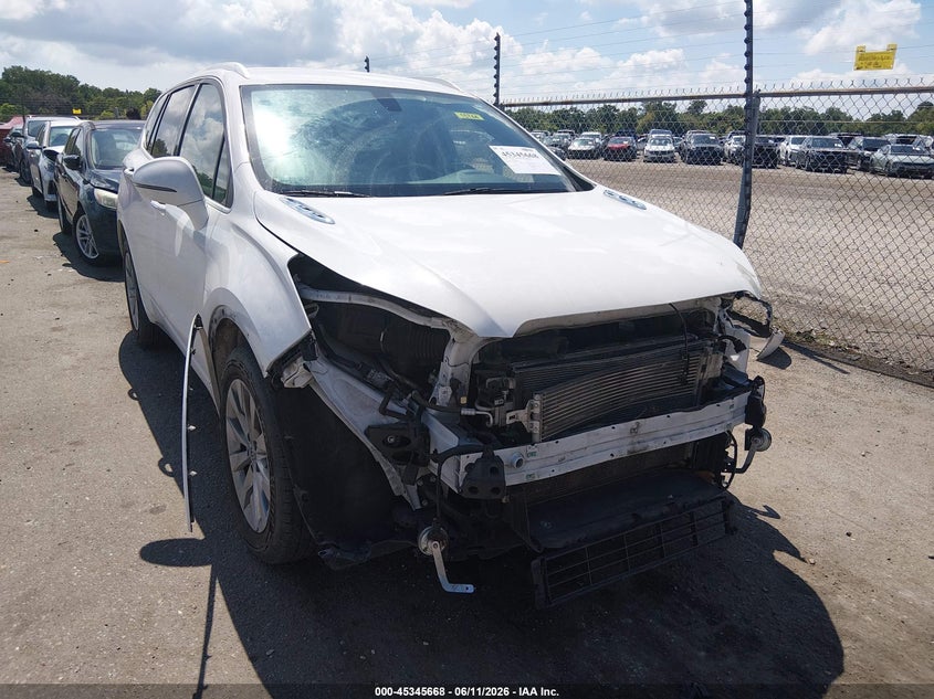 2018 Buick Envision VIN LRBFX1SA4JD114447 IAAI salvage auction — FRONT END, Salvage (Louisiana), sold $950 on 2026-07-20 (photo 1)