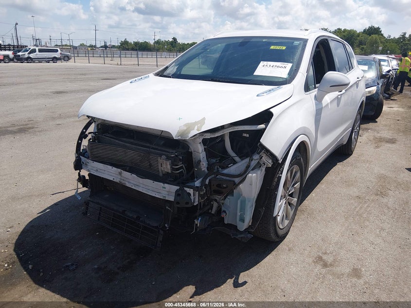 2018 Buick Envision VIN LRBFX1SA4JD114447 IAAI salvage auction — FRONT END, Salvage (Louisiana), sold $950 on 2026-07-20 (photo 2)
