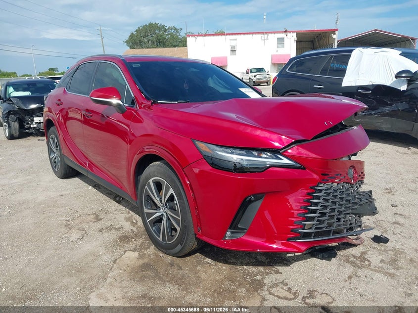 2026 Lexus Rx VIN 2T2BBMCA0TC111538 IAAI salvage auction — FRONT END, Salvage Title, sold $18,725 on 2026-08-17 (photo 1)
