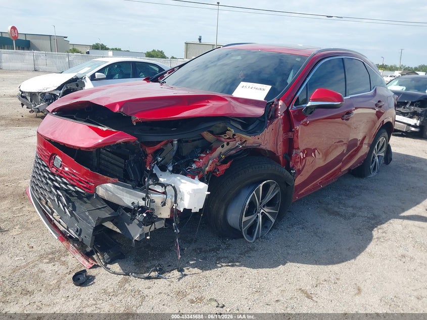 2026 Lexus Rx VIN 2T2BBMCA0TC111538 IAAI salvage auction — FRONT END, Salvage Title, sold $18,725 on 2026-08-17 (photo 2)