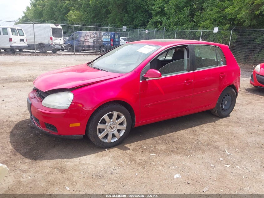 2008 Volkswagen Golf VIN WVWCB71K98W278548 IAAI salvage auction — NORMAL WEAR, Clear (Maryland), sold $425 on 2026-07-14 (photo 2)