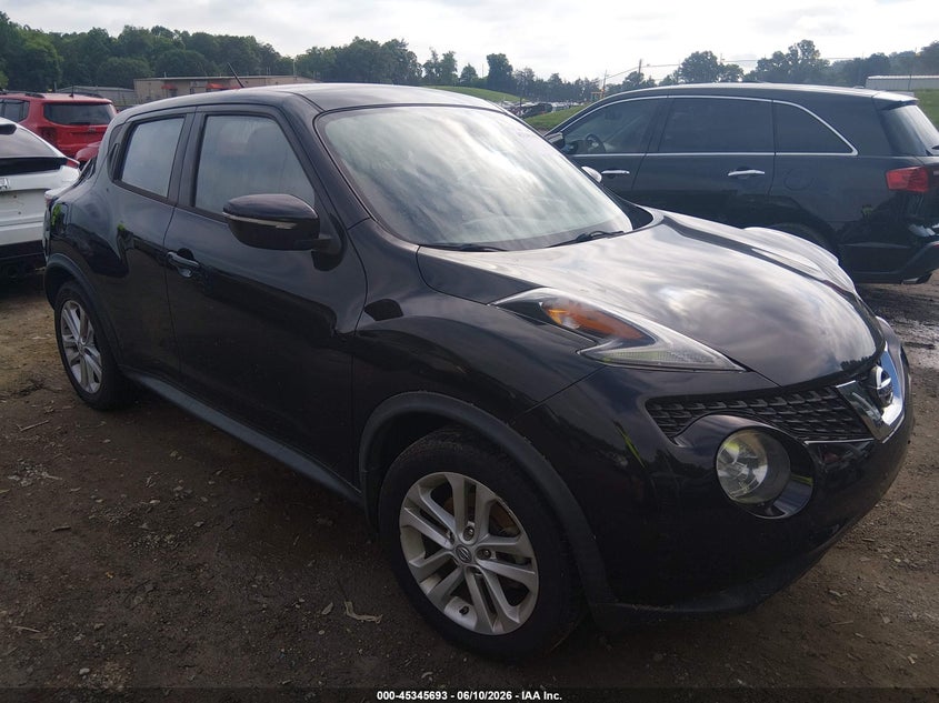 2016 Nissan Juke VIN JN8AF5MR9GT602241 IAAI salvage auction — WATER/FLOOD, Salvage (Tennessee), sold $300 on 2026-07-22 (photo 1)