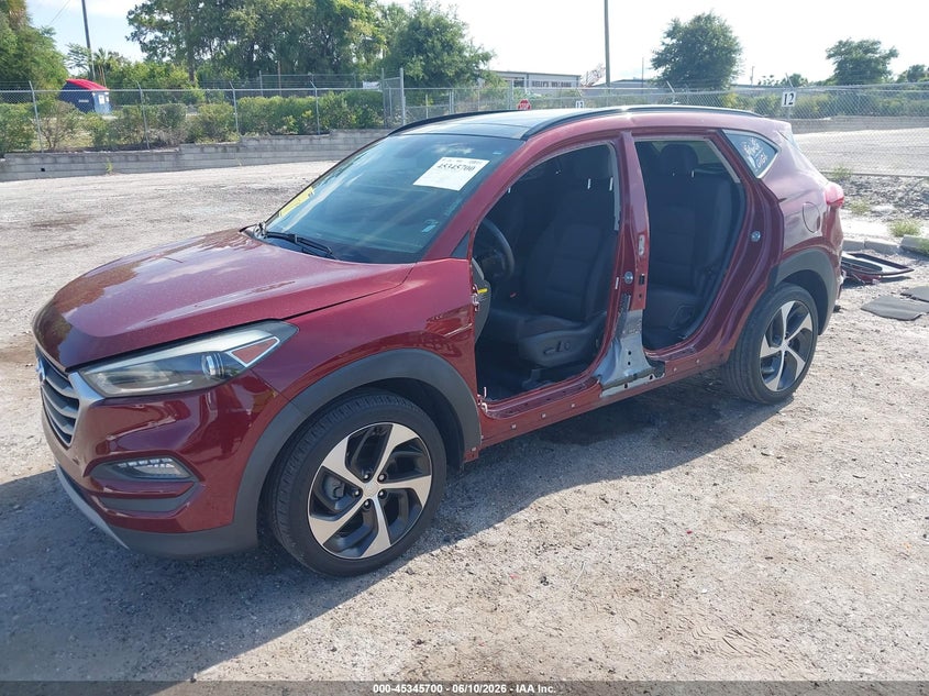 2018 Hyundai Tucson VIN KM8J33A22JU803444 IAAI salvage auction — LEFT SIDE, Rebuildable (Florida), sold $3,525 on 2026-07-16 (photo 2)