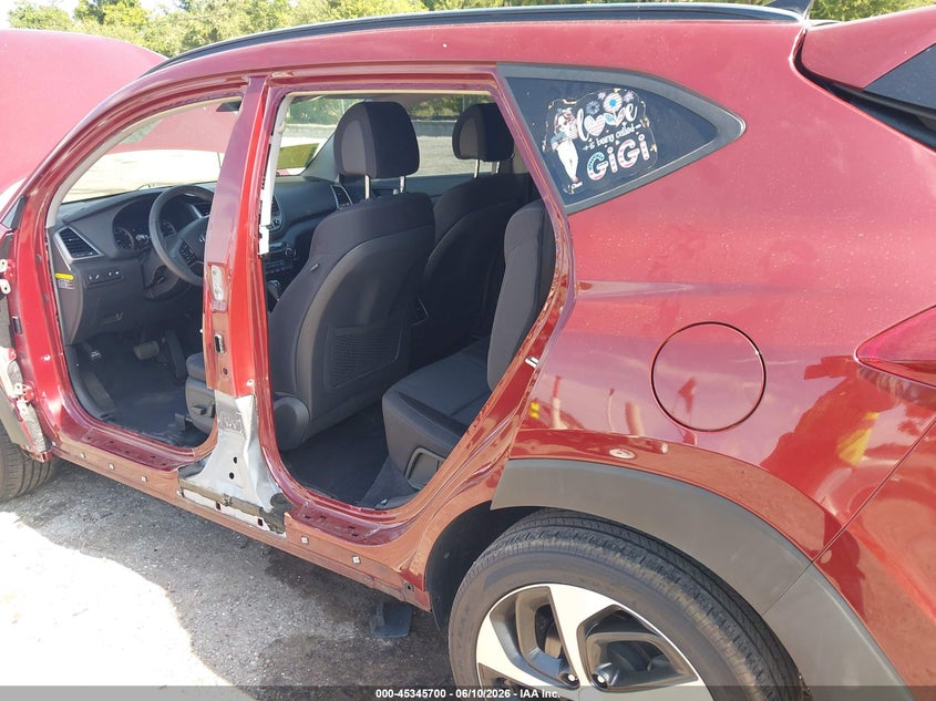 2018 Hyundai Tucson VIN KM8J33A22JU803444 IAAI salvage auction — LEFT SIDE, Rebuildable (Florida), sold $3,525 on 2026-07-16 (photo 6)