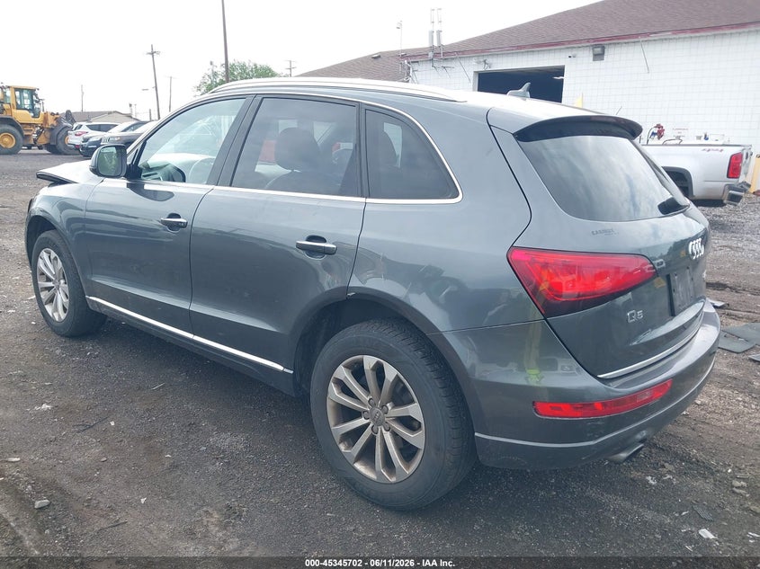 2015 Audi Q5 VIN WA1CFAFP9FA101282 IAAI salvage auction — FRONT END, Mv-907A (New York), sold $1,450 on 2026-07-08 (photo 3)