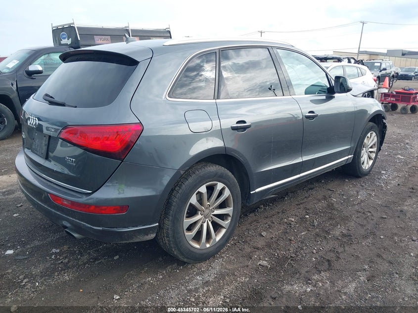 2015 Audi Q5 VIN WA1CFAFP9FA101282 IAAI salvage auction — FRONT END, Mv-907A (New York), sold $1,450 on 2026-07-08 (photo 4)