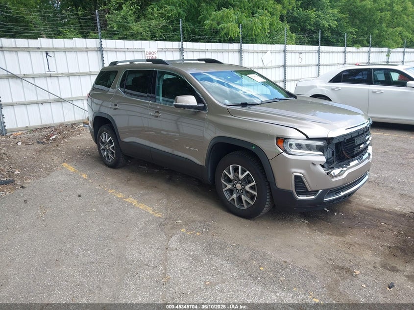 2022 Gmc Acadia VIN 1GKKNRL41NZ163650 IAAI salvage auction — FRONT END, Salvage (Michigan), sold $7,100 on 2026-07-09 (photo 1)