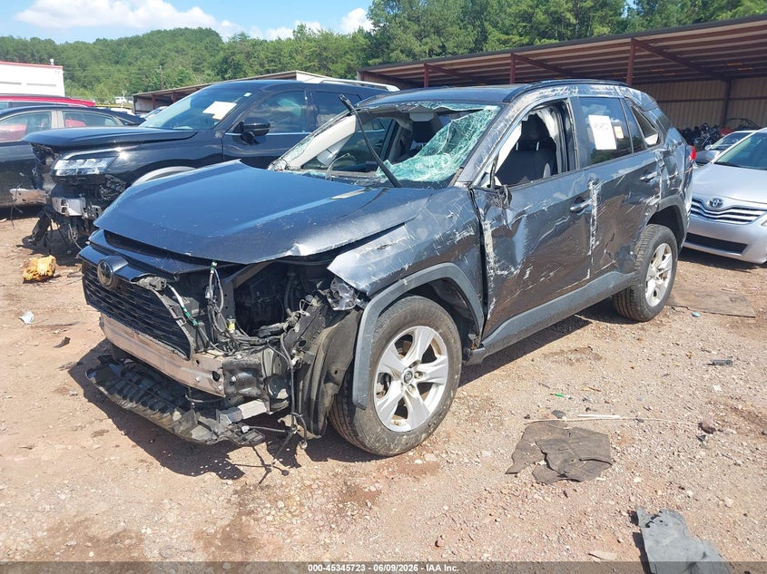 2019 Toyota Rav 4 VIN JTMW1RFV2KD019949 IAAI salvage auction — ROLLOVER, Salvage (Alabama), sold $3,150 on 2026-07-15 (photo 2)
