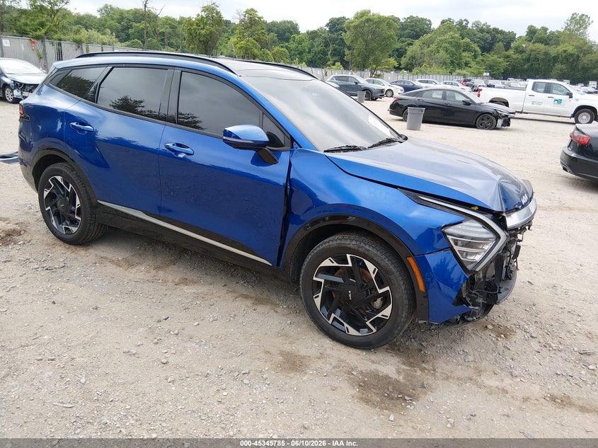 2023 Kia Sportage VIN 5XYK5CAF4PG008475 IAAI salvage auction — FRONT END, Salvage (New Jersey), sold $5,300 on 2026-07-31 (photo 1)